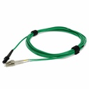AddOn 8m LC to MT-RJ Green OM1 Duplex OFNR (Riser-Rated) TAA MMF Fiber Patch Cable