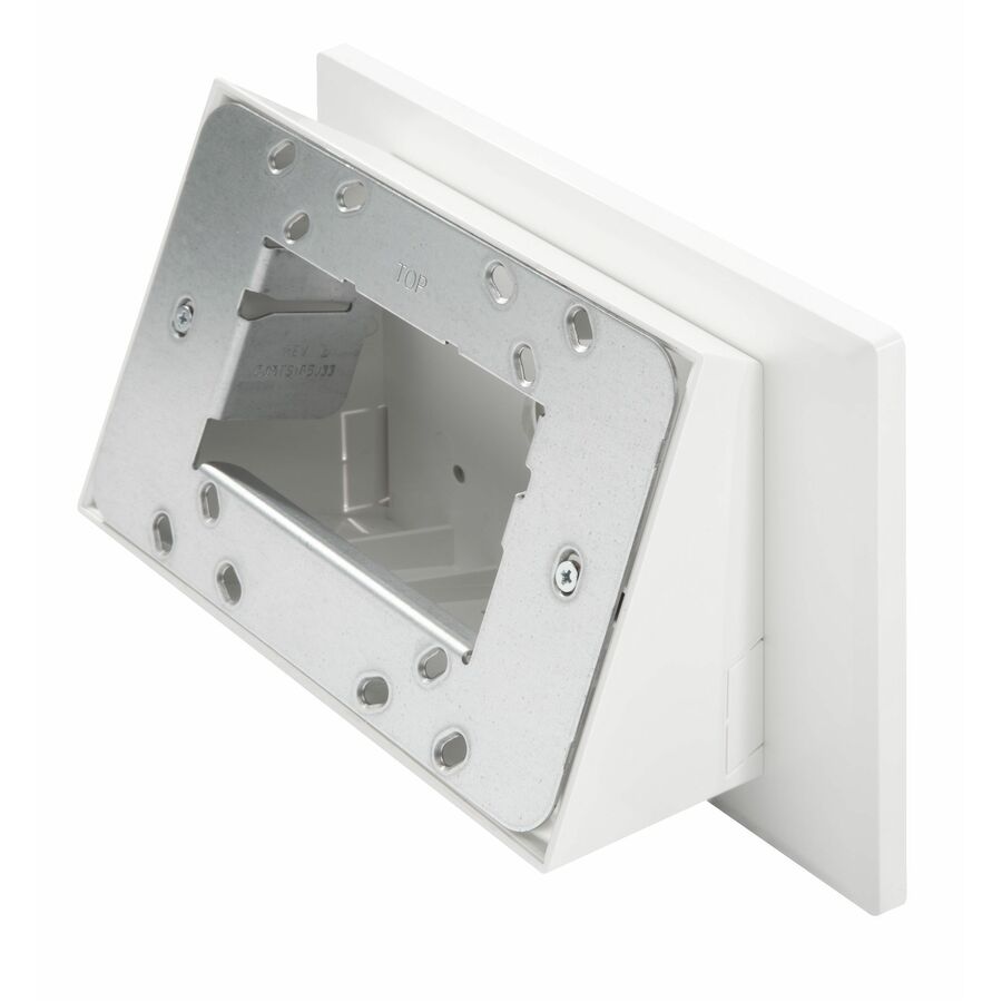 Crestron TSW-770/1070-MSMK-ANG-W-S Surface Mount for Touchscreen Monitor, Electrical Box - White Smooth