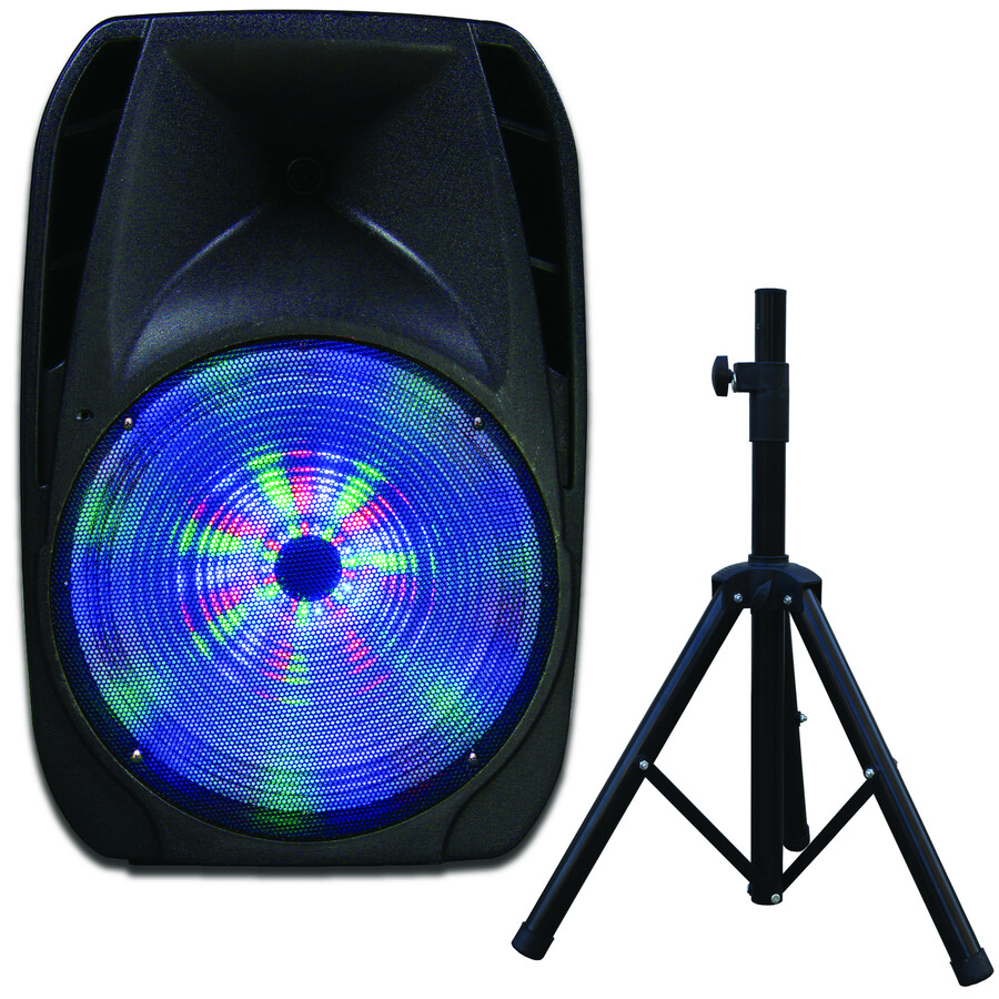 IQ Sound Portable Bluetooth Speaker System - 25 W RMS - Black