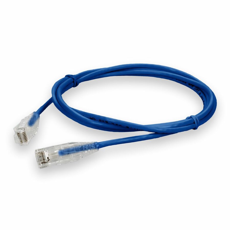 AddOn 5ft Blue CAT 6 Slim PVC Ethernet Cable Non-Booted RJ-45 M/M