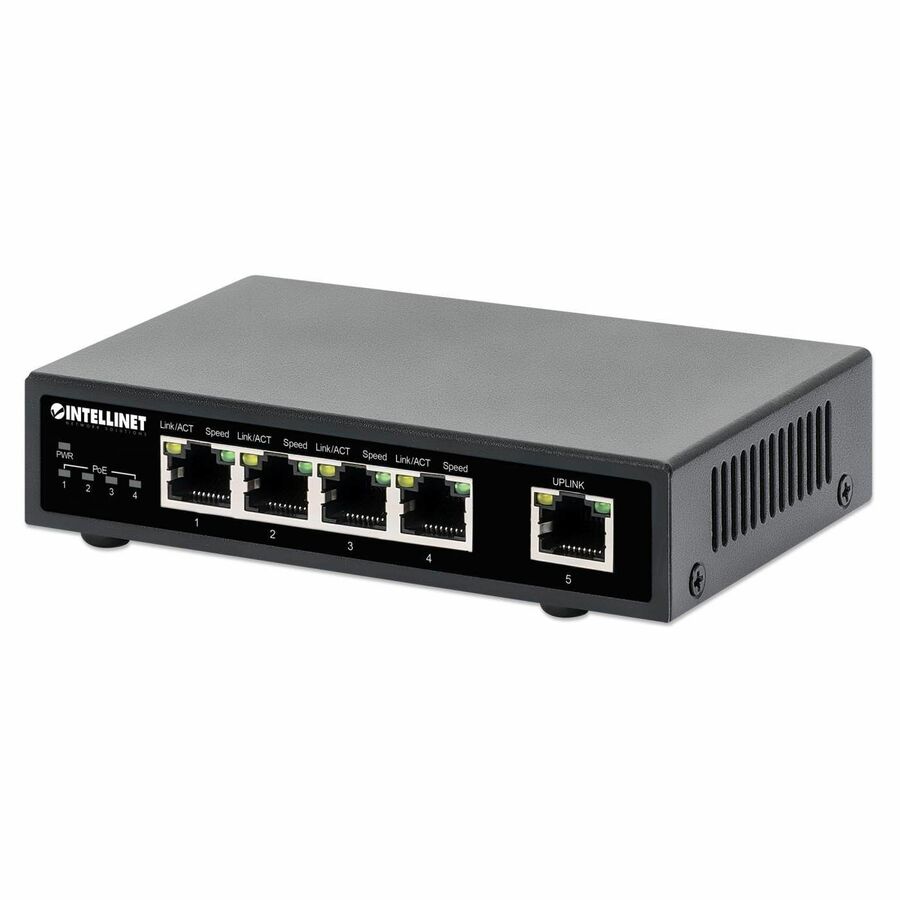 Intellinet 5-Port Gigabit Ethernet PoE+ Switch