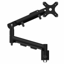Atdec Mounting Arm for Monitor, Flat Panel Display, Curved Screen Display - Black