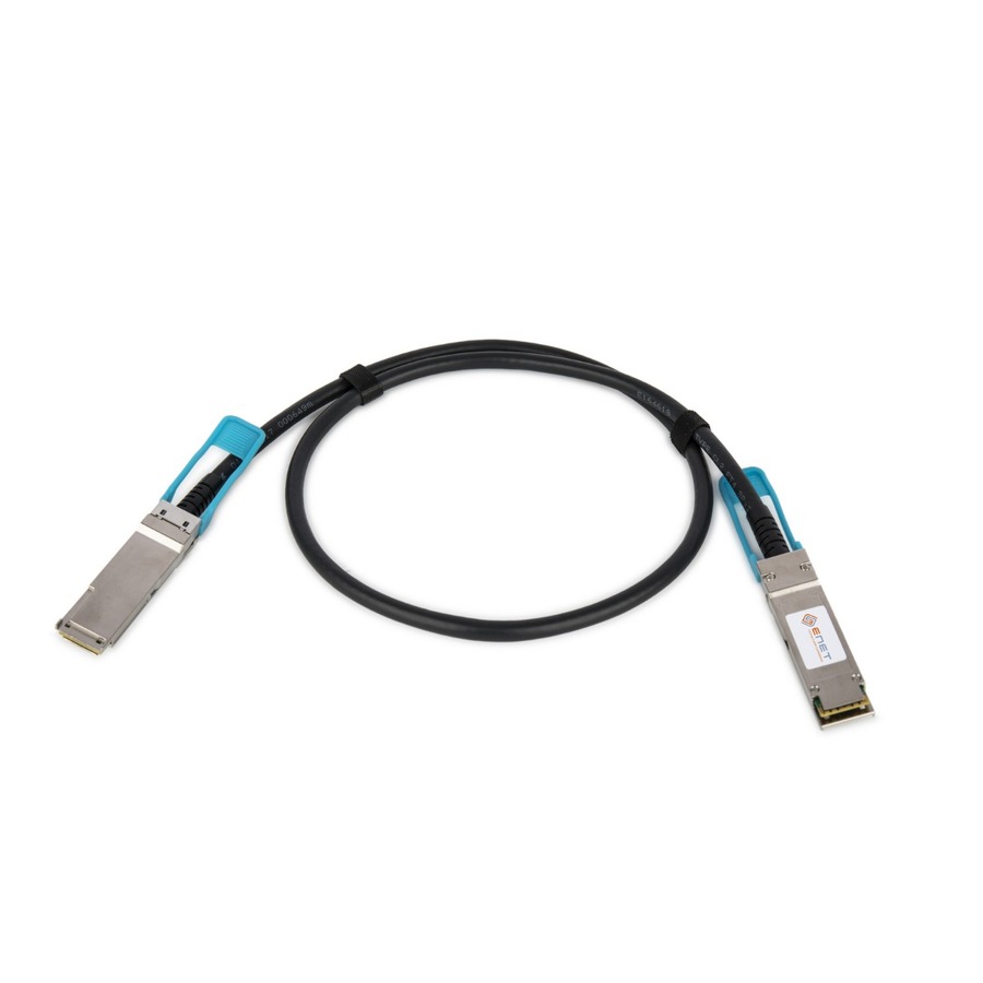 ENET 200GBASE-CU QSFP56 to QSFP56 Passive Copper Direct-Attach Cable Assembly 2m (6.56 ft) HP/Mellanox Compatible