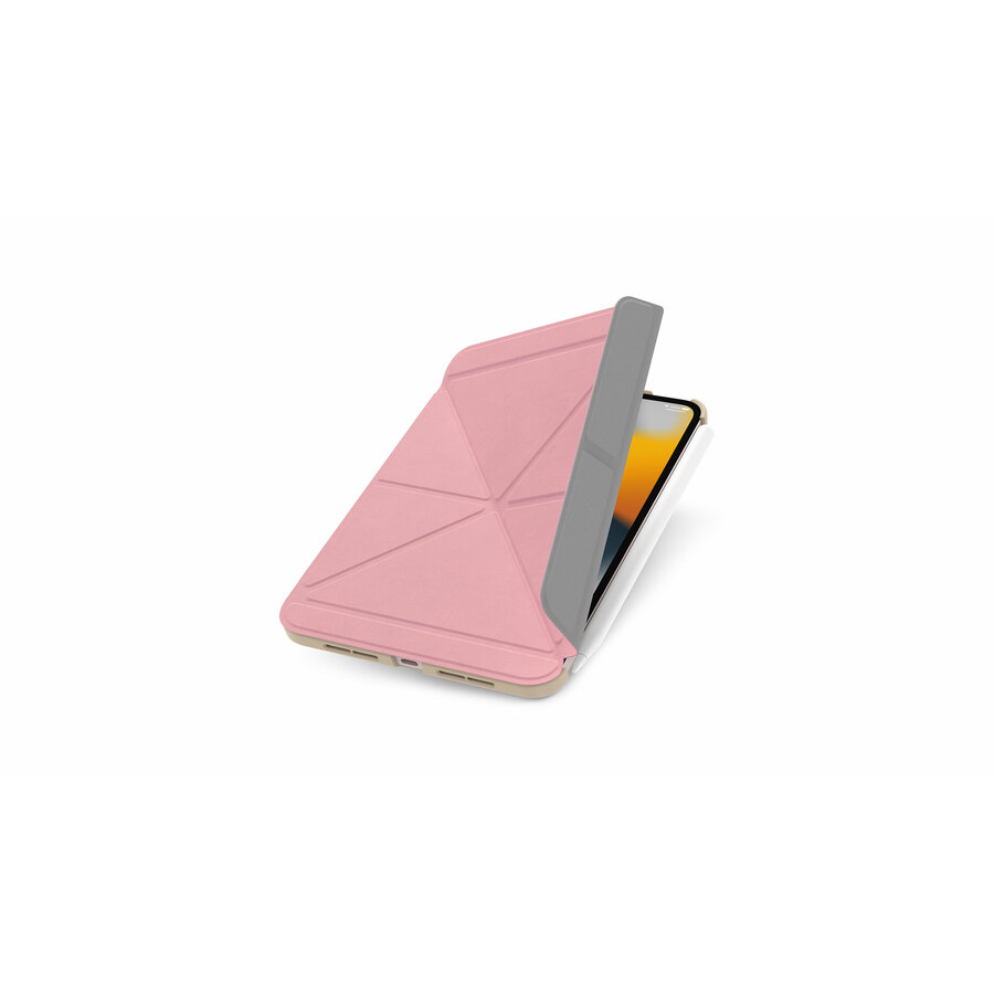 Moshi VersaCover Carrying Case Apple iPad mini (6th Generation) Tablet - Sakura Pink