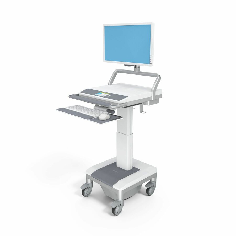 Capsa Healthcare - T7 Powered Cart (T79NNLP3P700) - Powered Mobile Computing Cart - 120V Power System - Electronic Lift - 655Wh Battery