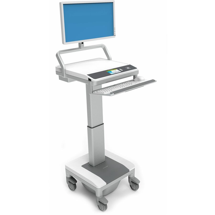 Capsa Healthcare - T7 Powered Cart (T74NNLP2P000) - Powered Mobile Computing Cart - 120V Power System - Electronic Lift - 655Wh Battery