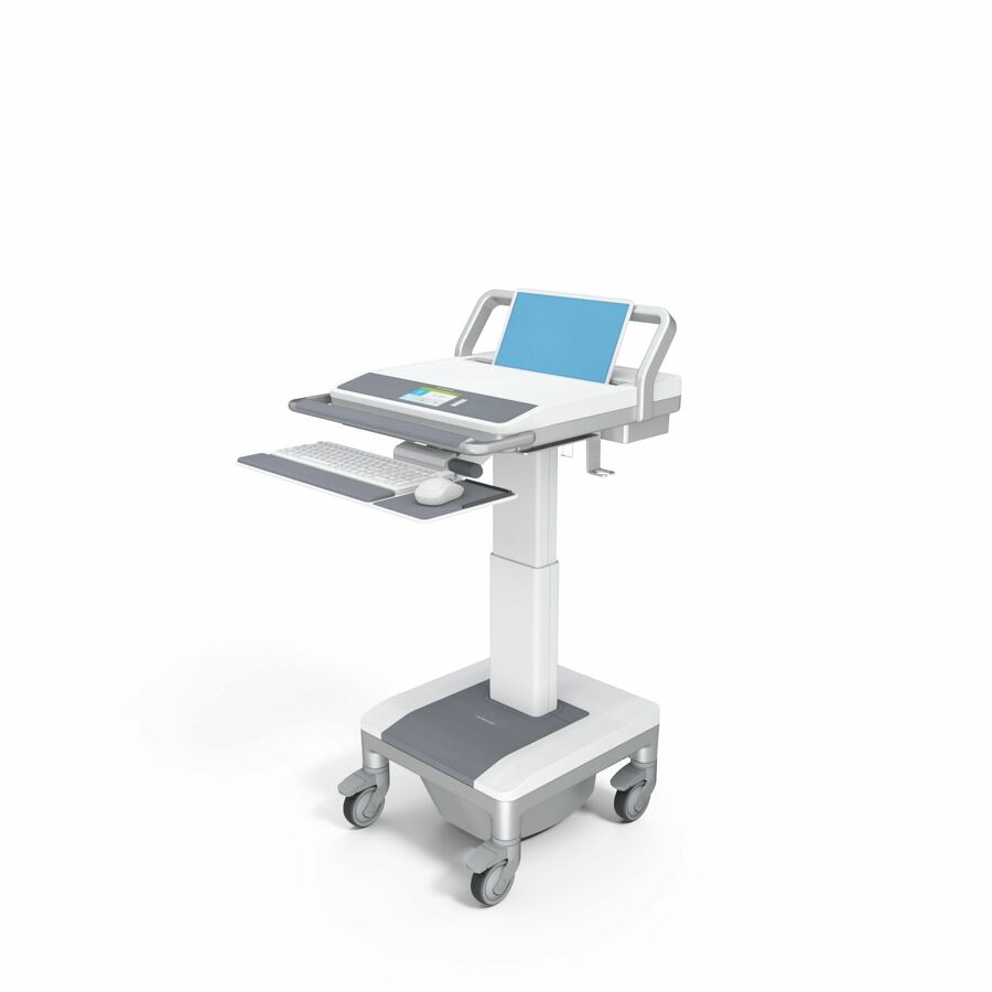 Capsa Healthcare - T7 Powered Cart (T77NNLP1L200) - Powered Mobile Computing Cart - 120V Power System - Electronic Lift - 655Wh Battery