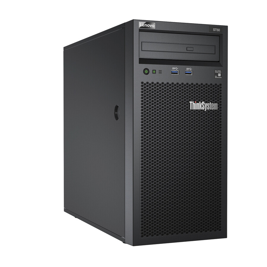 Lenovo ThinkSystem ST50 7Y48A04NNA 4U Tower Server - 1 Xeon E-2276G 3.80 GHz - 16 GB RAM - Serial ATA/600 Controller