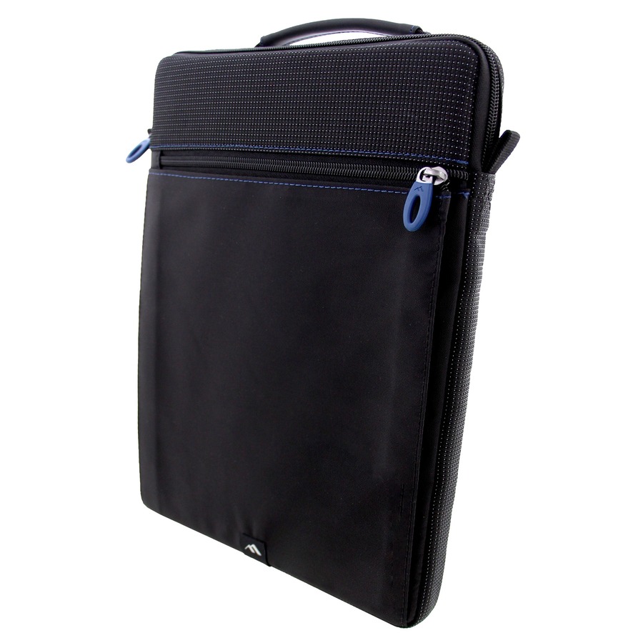 Brenthaven Tred Rugged Carrying Case (Sleeve) for 11" Apple ID Card, Notebook, MacBook, Chromebook, Accessories, Charger, Cord - Black