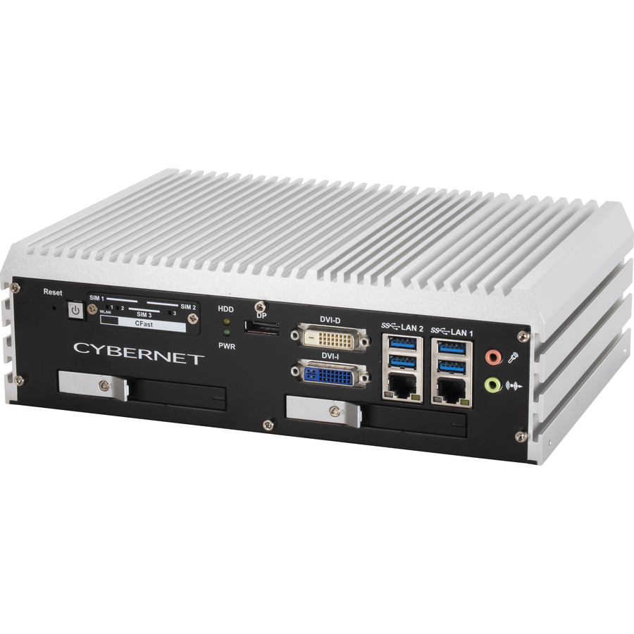 Cybernet E IPC-E1S Desktop Computer - Intel Core i5 6th Gen i5-6500TE - 8 GB - 128 GB SSD - Mini PC - Silver