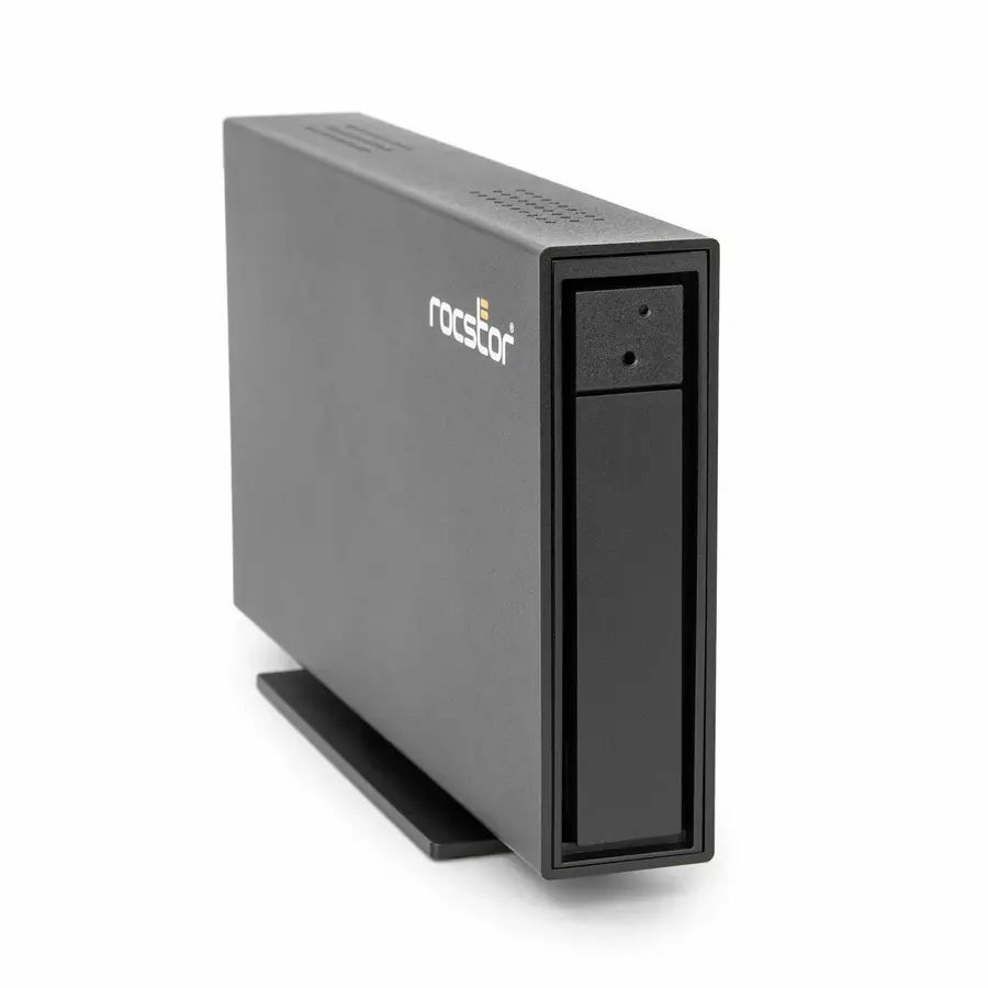 Rocstor D91 Drive Enclosure - USB 3.1 (Gen 2) Type C Host Interface External - Black - TAA Compliant