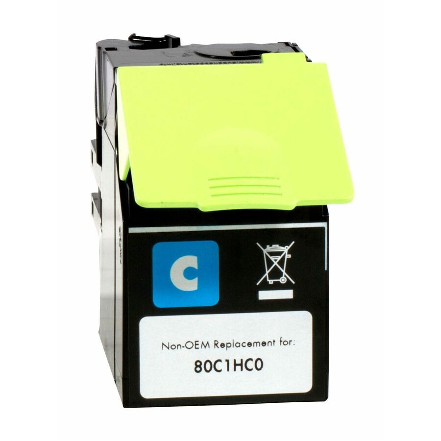 Static Control S80C1HC0 Remanufactured Laser Toner Cartridge 801HC (80C1HC0) - Cyan Pack