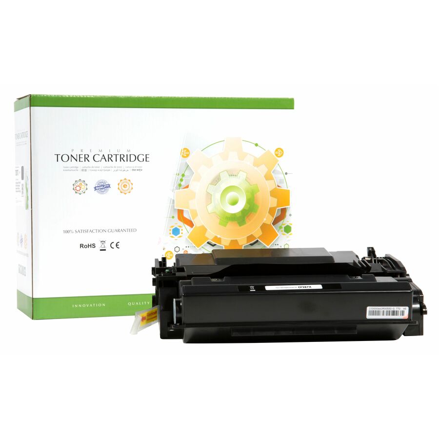Static Control Laser Toner Cartridge - Single Pack CF287X - Black - 1 Pack