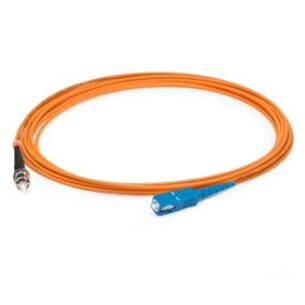 AddOn 1m ST to ST Orange OM1 Simplex OFNR (Riser-Rated) MMF Fiber Patch Cable