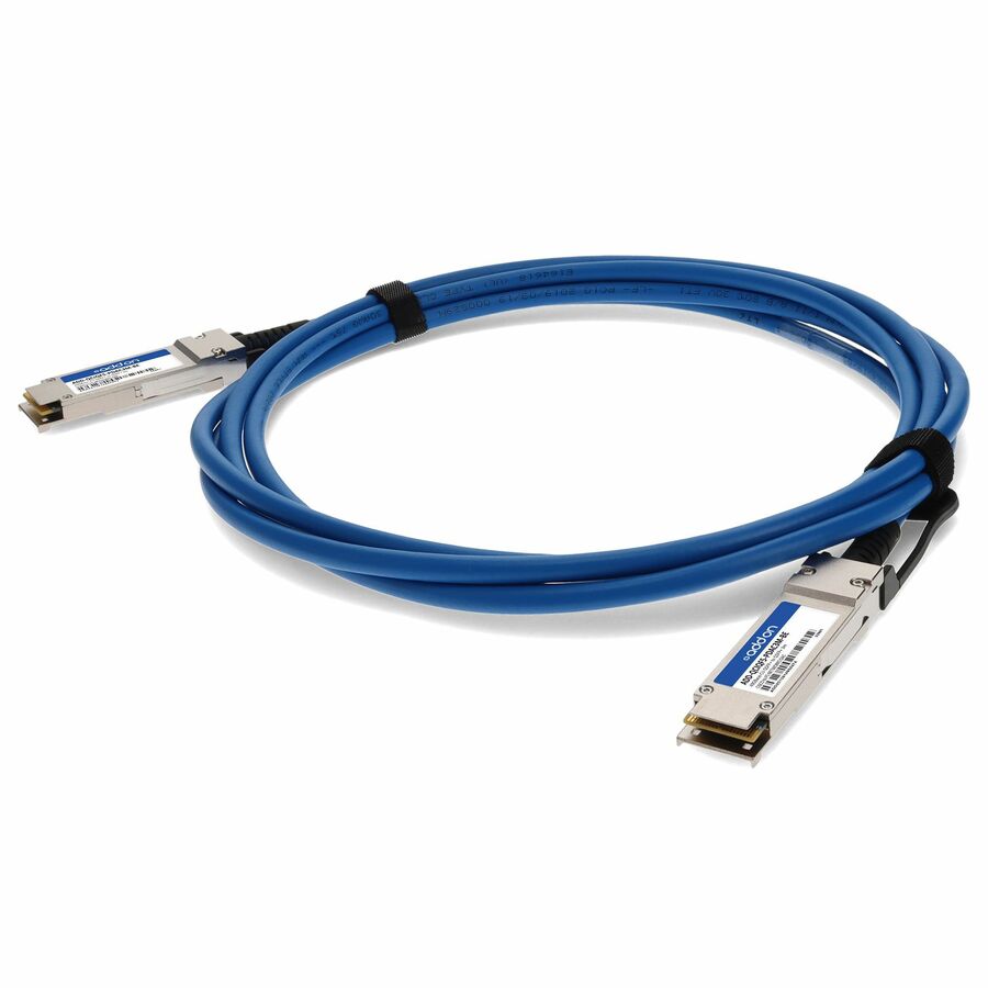 AddOn Cisco® QSFP-H40G-CU3M to F5 Networks® F5-UPG-QSFP+ Compatible TAA Compliant 40GBase-CU QSFP to QSFP Blue Direct Attach Cable (Passive Twinax, 3m)