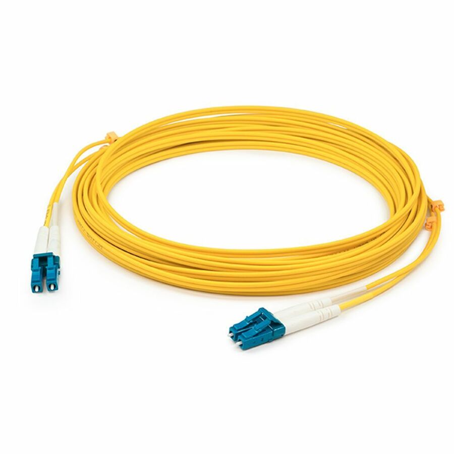 AddOn 4m LC to LC Yellow OS2 Duplex LSZH Fiber Patch Cable