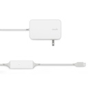 Moshi ProGeo USB-C Laptop Charger (65 W, US) Fast-charging for MacBook, Surface, Laptop, Ultrabook, Smart Indicator LED