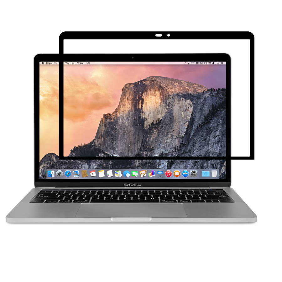 Moshi iVisor AG Anti-glare Screen Protector for 13-inch MacBooks (Thunderbolt 3/USB-C) Bubble-proof, Washable and Reusable, No Residue