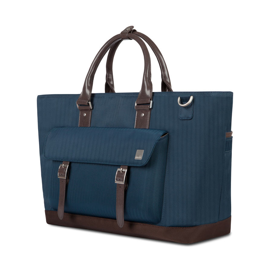 Moshi Costa Carrying Case (Satchel) for 15" Apple iPad Notebook - Bahama Blue