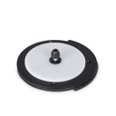SpacePole C-Frame Swivel Base for Mounting Frame - Black