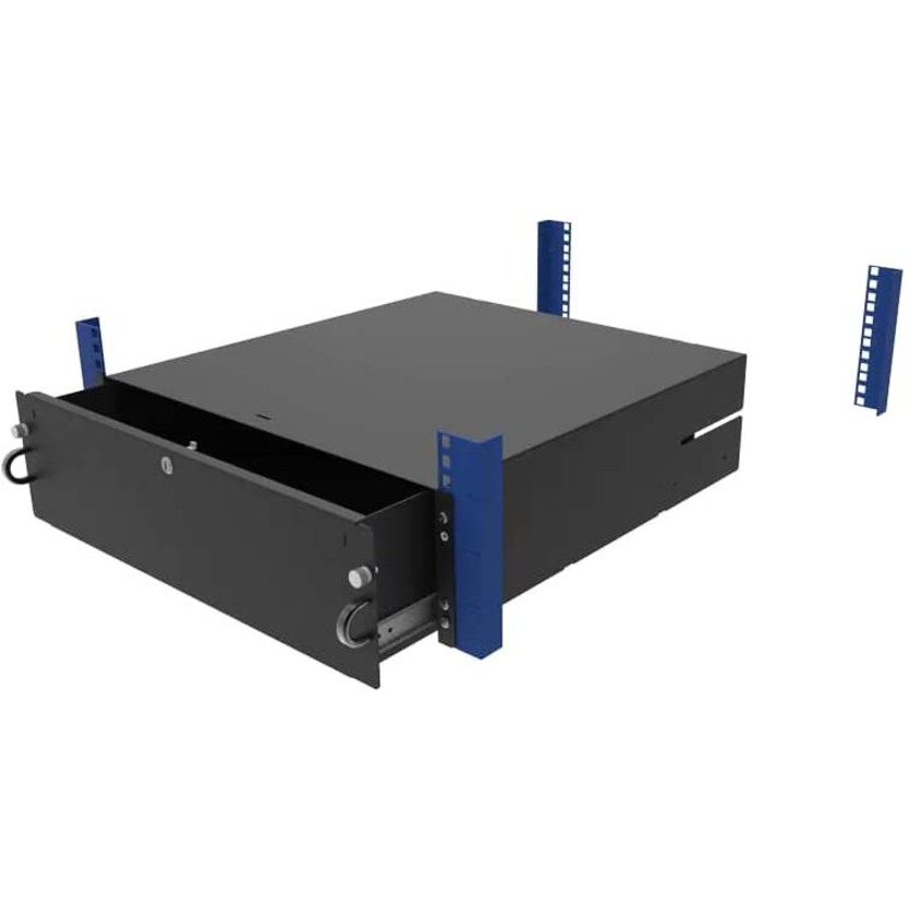 Rack Solutions 3U Lockable Rackmount Drawers 18in (D)