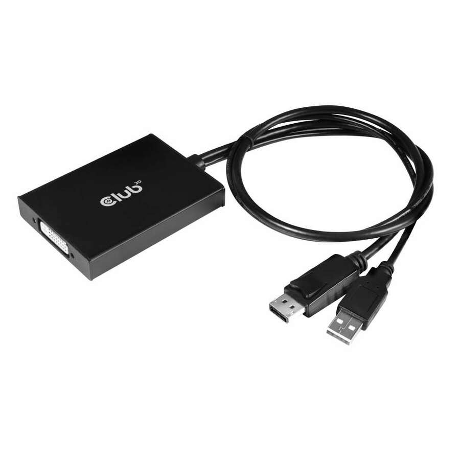 Club 3D DisplayPort to Dual Link DVI-I Active Adapter