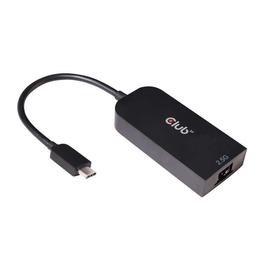 Club 3D USB 3.2 Gen1 Type C to RJ45 2.5Gbps