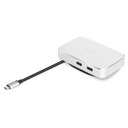 Moshi Symbus Compact USB-C Dock (US), HDMI 4K up to 30 Hz,Gigabit Ethernet, USB-A x2, 50 W Laptop Charging with USB-C PD, Works with MacBook, MacBook Air, MacBook Pro, Surface