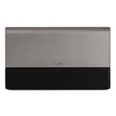 Moshi IonBank 10K Portable Battery with Built-in Cables, Lightning and USB, Ultra-slim, Fast-charging, Vegan Leather and Aluminum Construction