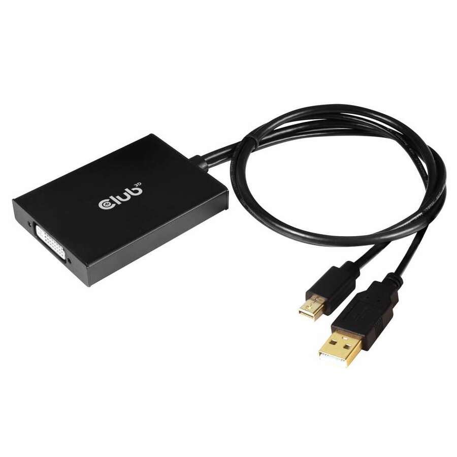 Club 3D MiniDisplayPort 1.2a to Dual Link DVI-D Active Adapter
