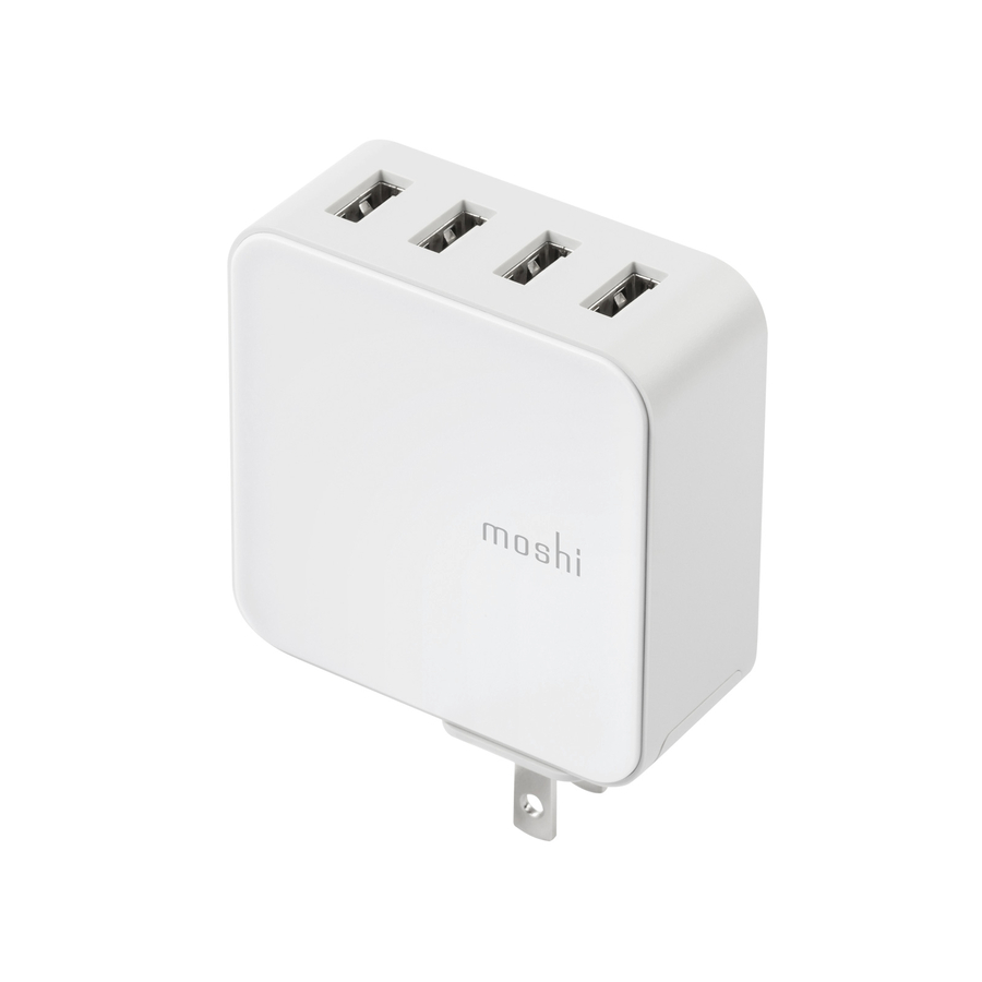 Moshi ProGeo 4-Port USB Wall Charger (35 W, US) - US Version