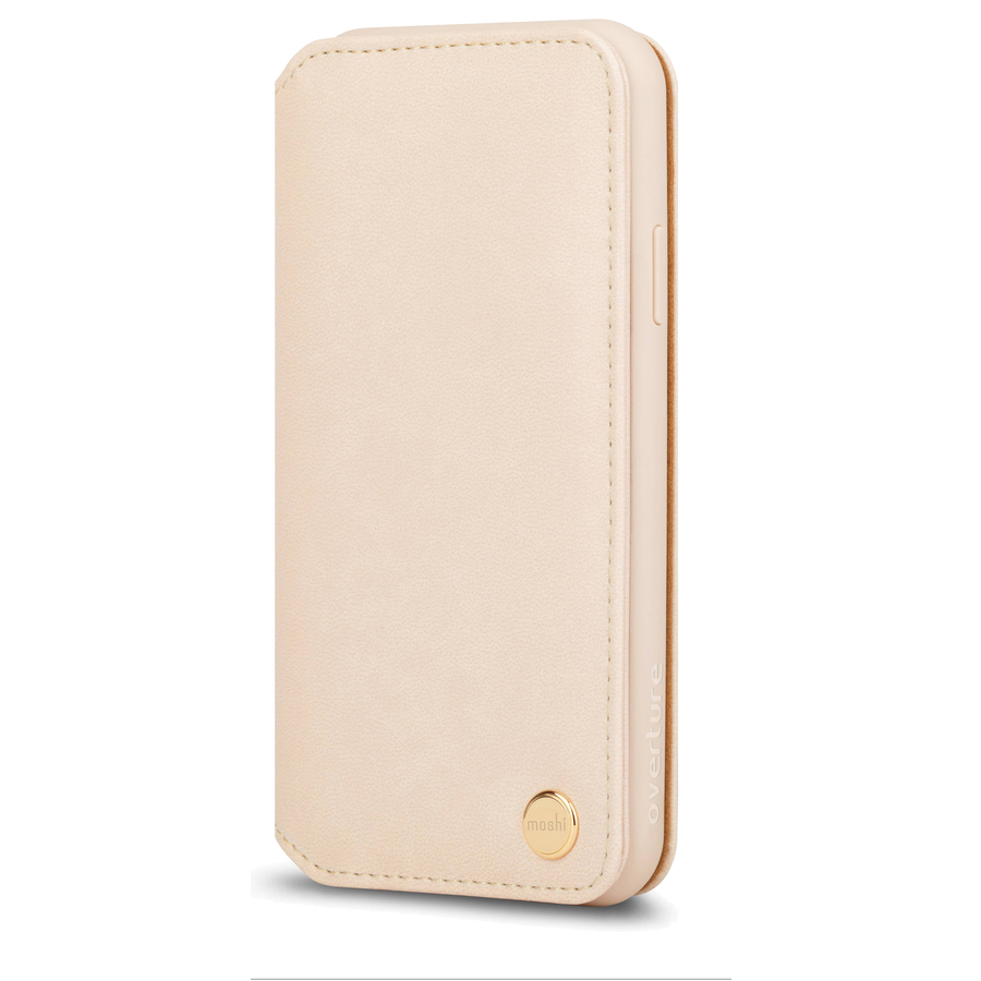 Moshi Overture Carrying Case (Wallet) Apple iPhone XR Smartphone - Savanna Beige