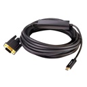 Club 3D USB Type C to VGA Active Cable M/M 5m/16.40ft