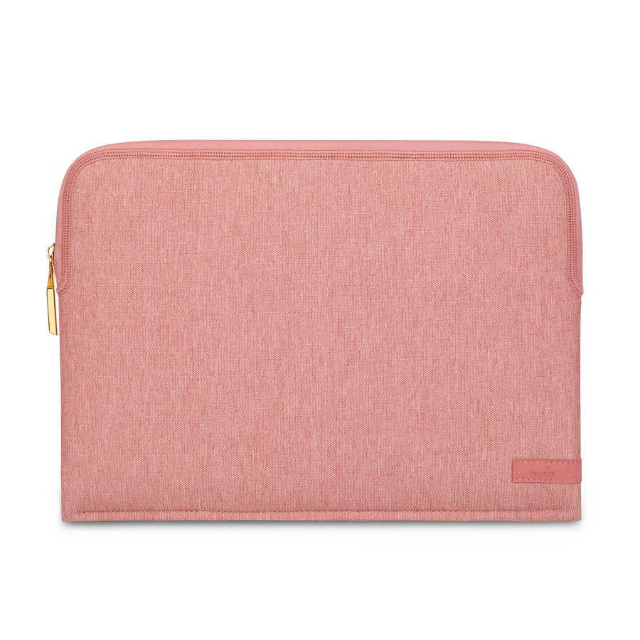 Moshi Pluma Laptop Sleeve for MacBook 13 - Carnation Pink Ultra-thin Neoprene Fabric with Water-resistant Outer