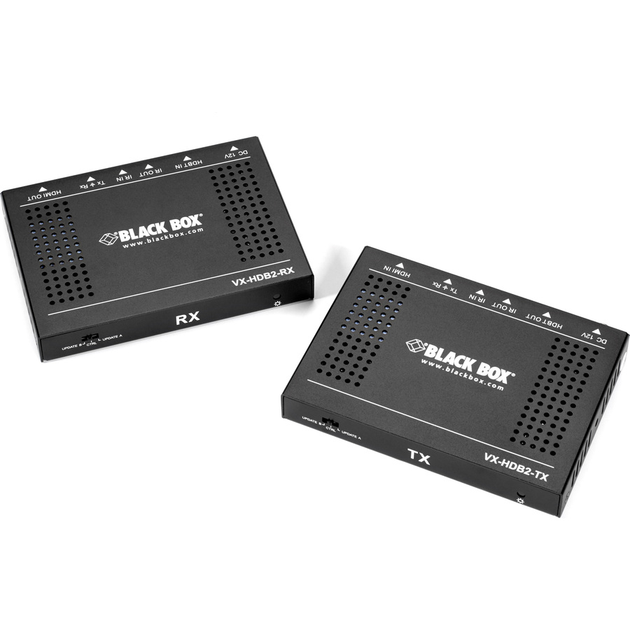 Black Box HDR CATx Video Extender RX & TX - 4K HDMI 2.0, 60Hz, 4:4:4