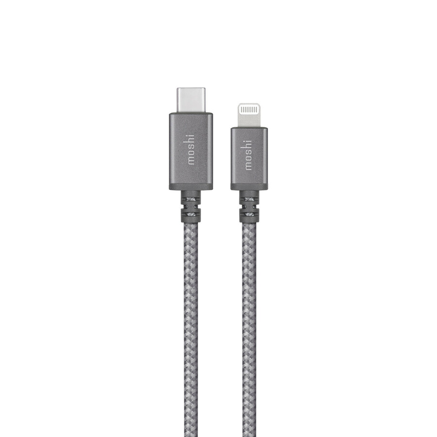 Moshi Integra USB-C to Lightning Cable 4 ft (1.2 m) Titanium Gray