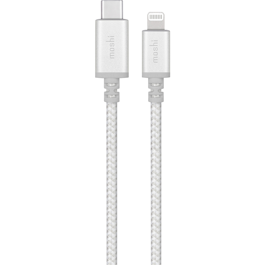 Moshi Integra USB-C to Lightning Cable 4 ft (1.2 m) Jet Silver
