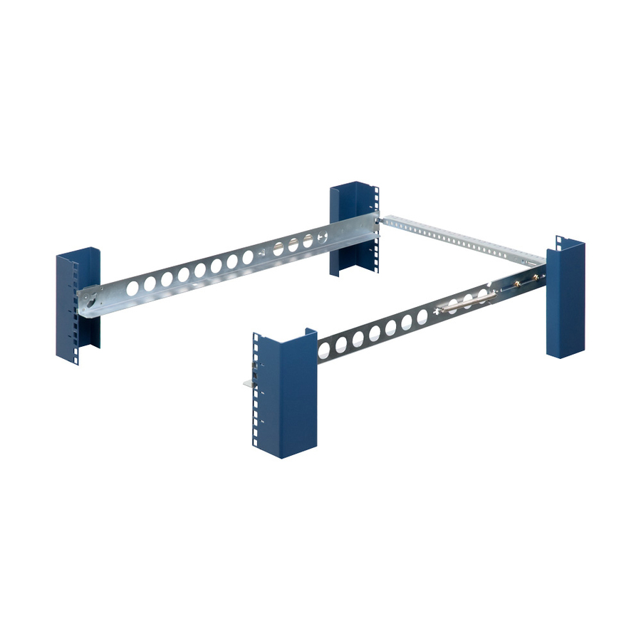 Rack Solutions 1U Tool-less Universal Rail 28in Depth with Tool-less Wirebar
