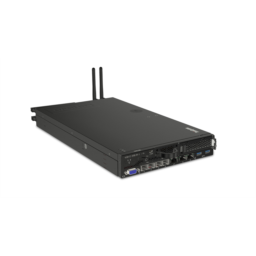 Lenovo ThinkSystem SE350 7Z46A002NA 1U Rack-mountable Server - 1 Xeon D-2123IT 2.20 GHz - 16 GB RAM - 480 GB SSD - (1 x 480GB) SSD Configuration - Serial ATA/600 Controller