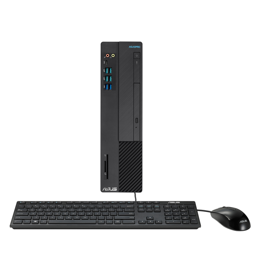 Asus ASUSPRO D641SC D641SC-XB501 Desktop Computer - Intel Core i5 9th Gen i5-9400 - 8 GB - 512 GB SSD - Small Form Factor - Black