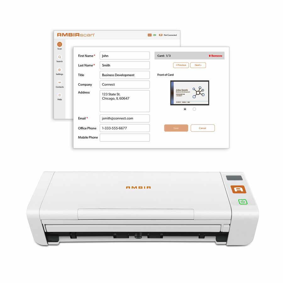 AMBIR nScan 700GT Card Scanner