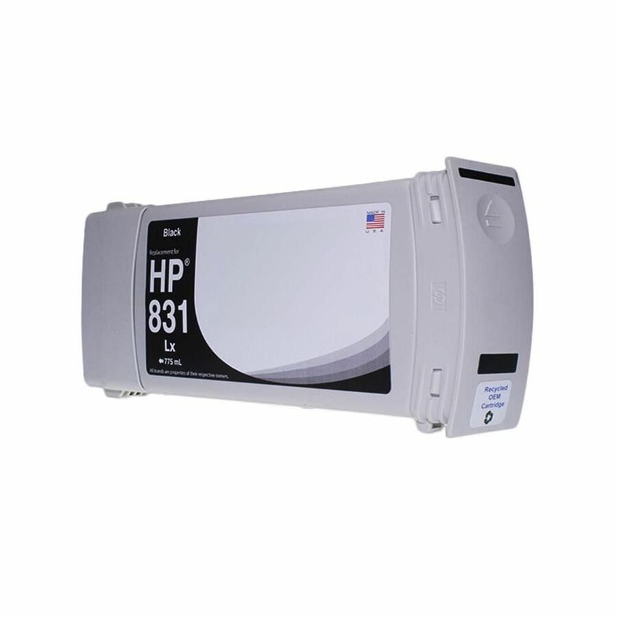 WF Remanufactured Black Wide Format Ink Cartridge for HP 831 (CZ682A)