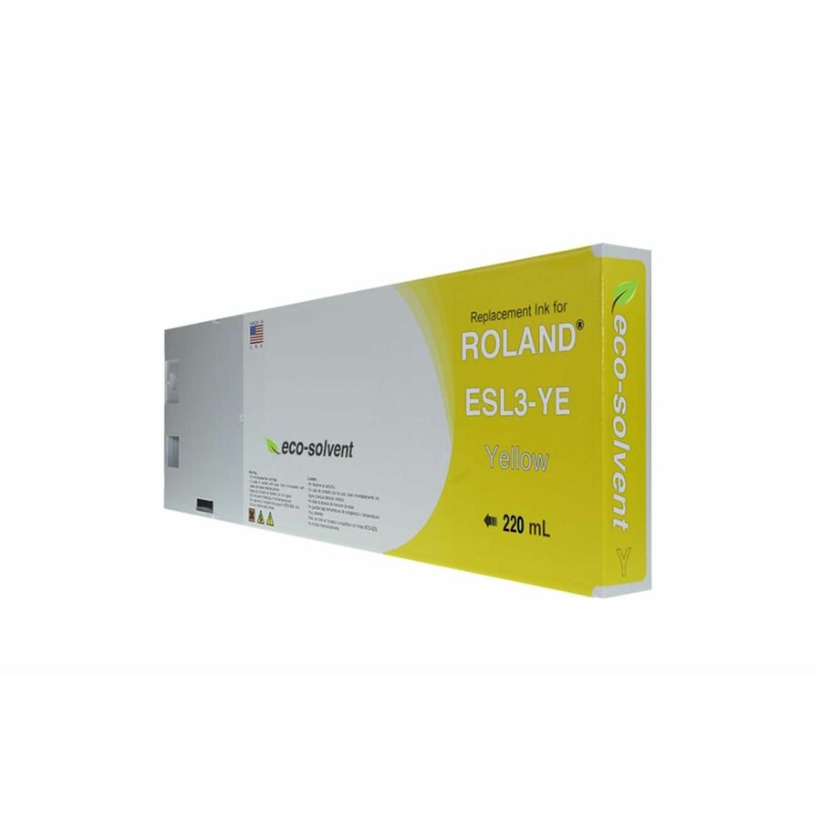 WF Non-OEM New Yellow Wide Format Inkjet Cartridge for Roland ESL3-YE