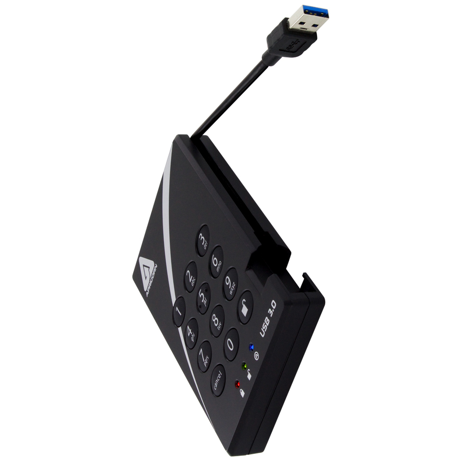 Apricorn Aegis Padlock A25-3PL256-S8000 8 TB Solid State Drive - External