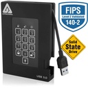 Apricorn Aegis Padlock A25-3PL256-S512F 512 GB Rugged Solid State Drive - External