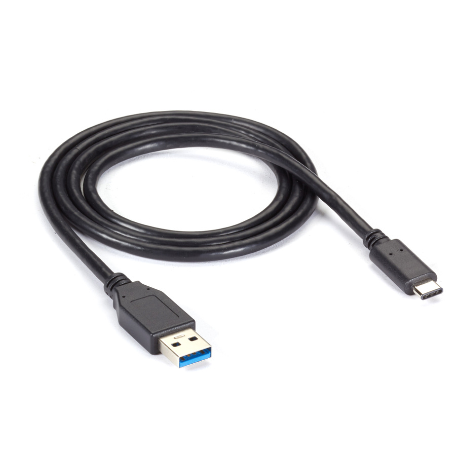 Black Box USB 3.1 Cable - Type C Male to USB 3.0 Type A Male, 5-Gbps, 1-m (3.2-ft.)
