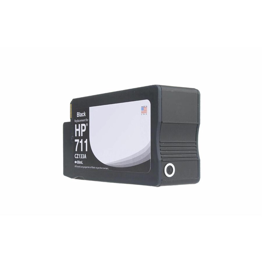 WF Remanufactured Black Wide Format Ink Cartridge for HP 711 (CZ129A)