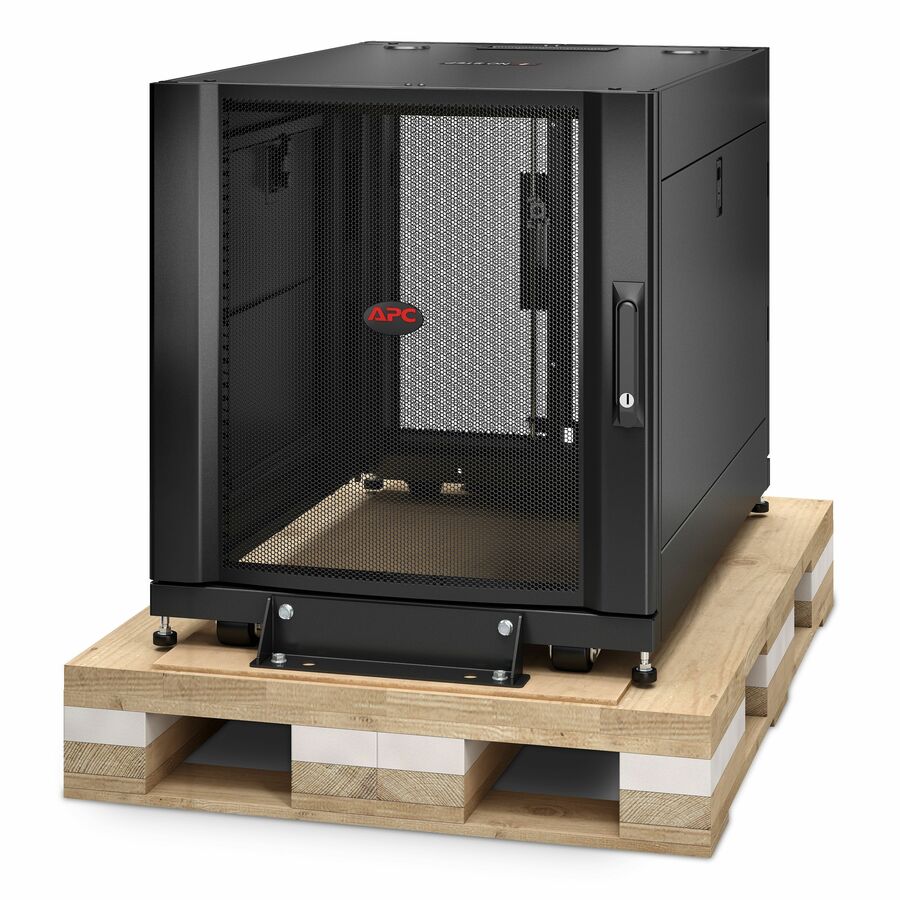 APC NetShelter SX, Server Rack Enclosure, 12U, Shock Packaging, Black, 658H x 600W x 900D mm [TAA]