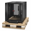 APC NetShelter SX, Server Rack Enclosure, 12U, Shock Packaging, Black, 658H x 600W x 900D mm [TAA]