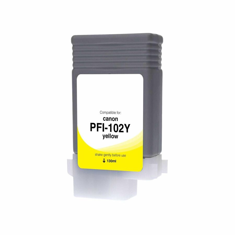 WF Non-OEM New Yellow Wide Format Ink Cartridge for Canon PFI-102 (0898B001)